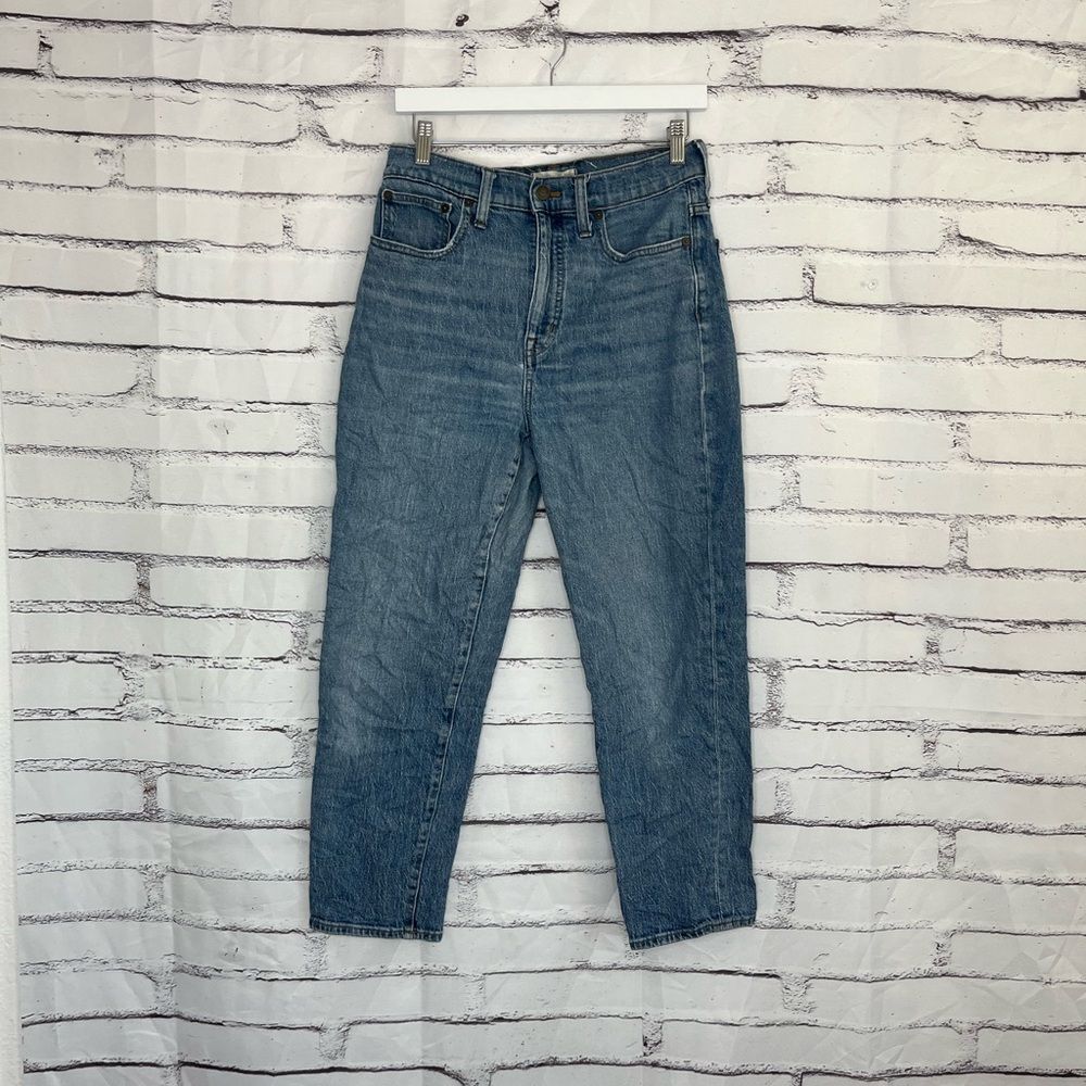 Madewell Classic Straight Jeans Women’s 28 Ultra High Rise Light Wash Denim Y2K